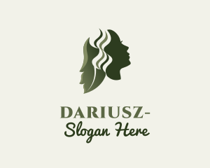 Natural Beauty Hair Salon Logo