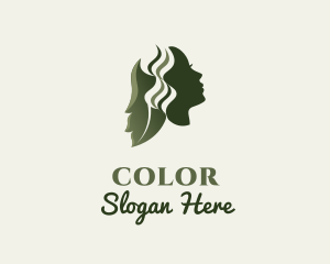 Yoga - Natural Beauty Hair Salon logo design