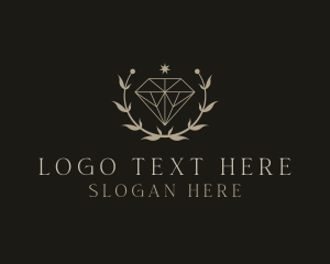 Jewelry - Leaf Diamond Jewelry logo design