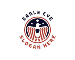 American Veteran Eagle logo design