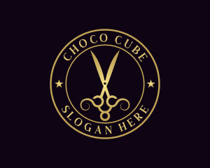 Luxury Styling Scissors Logo