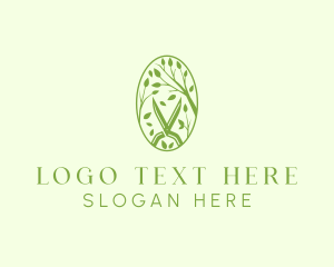 Vegetation - Garden Branch Pruning Shears logo design