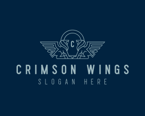 Winged Griffin Heraldry logo design