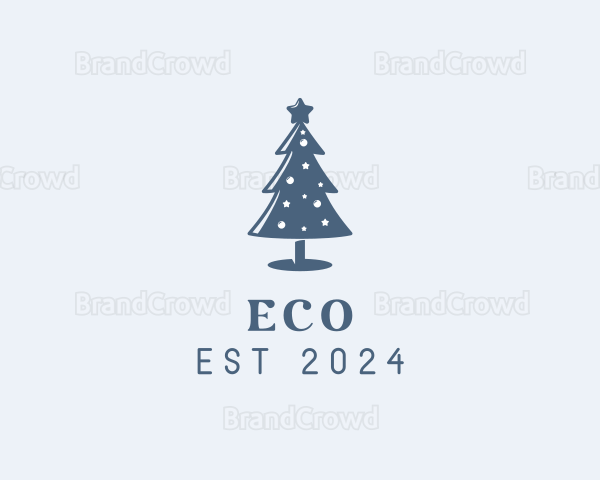 Xmas Christmas Tree Logo