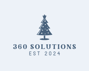 Xmas Christmas Tree  logo design