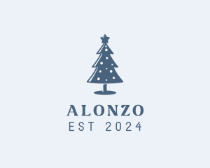 Xmas Christmas Tree  logo design