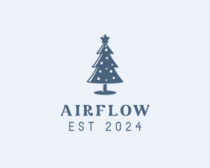 Xmas Christmas Tree  logo design