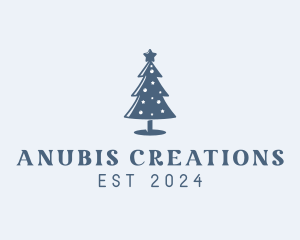 Xmas Christmas Tree  logo design