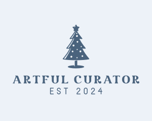 Xmas Christmas Tree  logo design