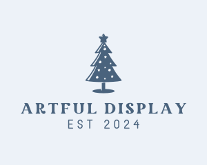 Xmas Christmas Tree  logo design