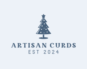 Xmas Christmas Tree  logo design