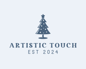 Xmas Christmas Tree  logo design