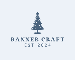 Xmas Christmas Tree  logo design