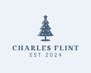 Xmas Christmas Tree  logo design