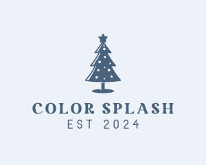 Xmas Christmas Tree  logo design