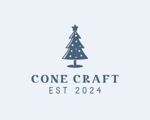 Xmas Christmas Tree  logo design