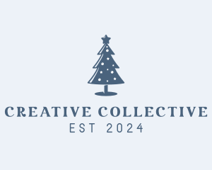 Xmas Christmas Tree  logo design