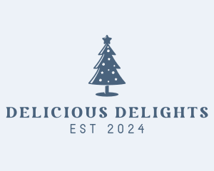 Xmas Christmas Tree  logo design