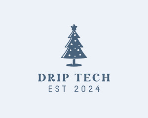 Xmas Christmas Tree  logo design