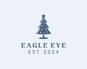 Xmas Christmas Tree  logo design