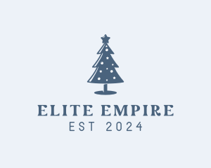 Xmas Christmas Tree  logo design