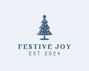 Xmas Christmas Tree  logo design