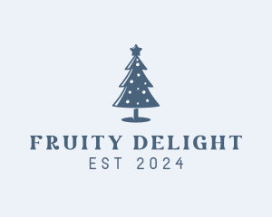 Xmas Christmas Tree  logo design