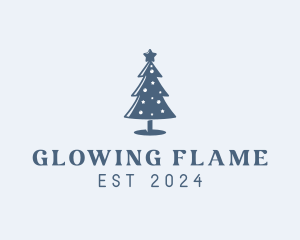 Xmas Christmas Tree  logo design