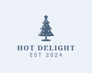 Xmas Christmas Tree  logo design