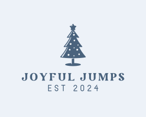 Xmas Christmas Tree  logo design