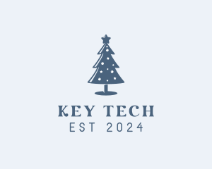 Xmas Christmas Tree  logo design