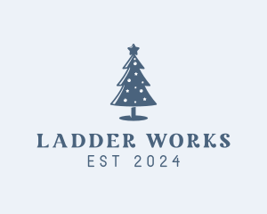 Xmas Christmas Tree  logo design