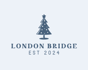 Xmas Christmas Tree  logo design