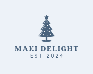 Xmas Christmas Tree  logo design