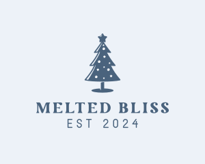 Xmas Christmas Tree  logo design