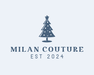 Xmas Christmas Tree  logo design