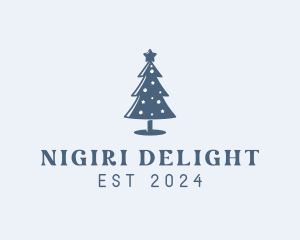 Xmas Christmas Tree  logo design