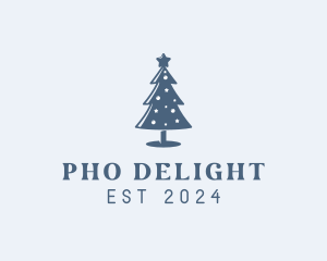 Xmas Christmas Tree  logo design