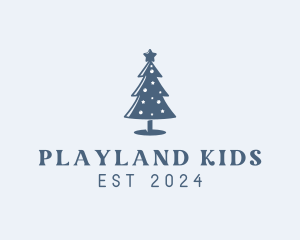 Xmas Christmas Tree  logo design