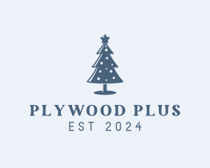 Xmas Christmas Tree  logo design