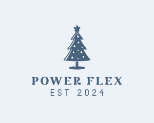 Xmas Christmas Tree  logo design