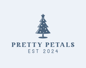 Xmas Christmas Tree  logo design