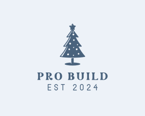 Xmas Christmas Tree  logo design