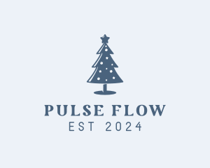 Xmas Christmas Tree  logo design