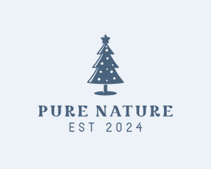 Xmas Christmas Tree  logo design