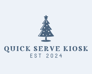 Xmas Christmas Tree  logo design