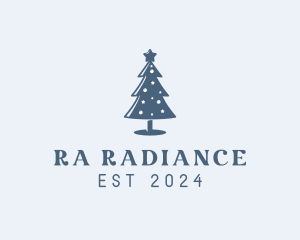 Xmas Christmas Tree  logo design