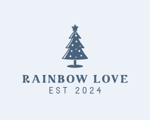 Xmas Christmas Tree  logo design