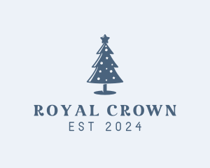 Xmas Christmas Tree  logo design