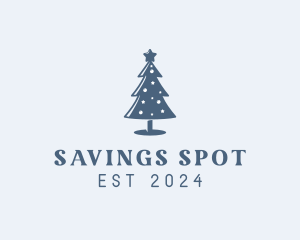 Xmas Christmas Tree  logo design